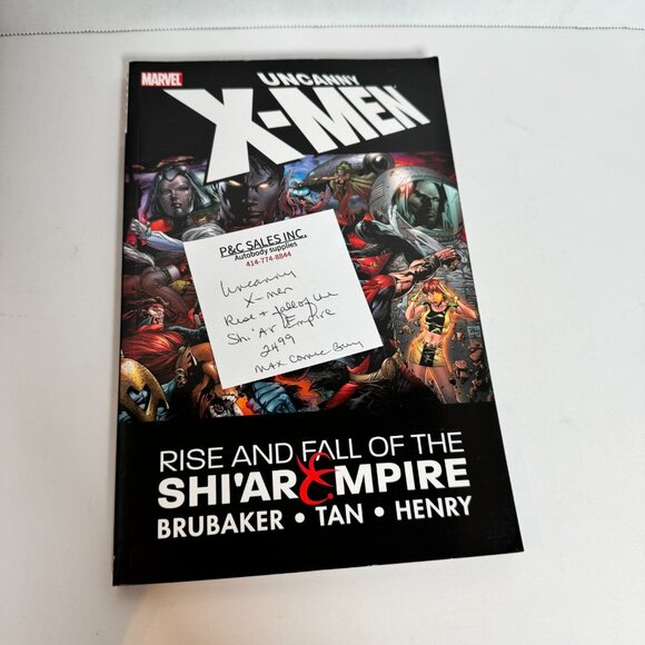 Uncanny X-Men Rise & Fall of the Shi'ar Empire Ed Brubaker 2008 Marvel Comics PB - Picture 4 of 4